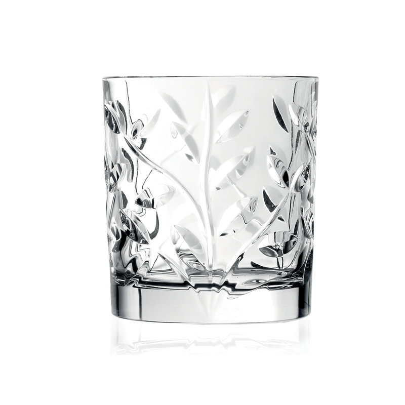 verre à mode double 10 oz en cristal rcr Laurus