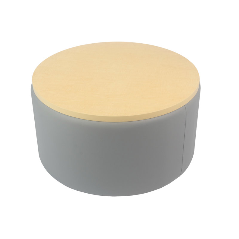 Repose-pieds rond 30 po Pro Series, Gris foncé / beige