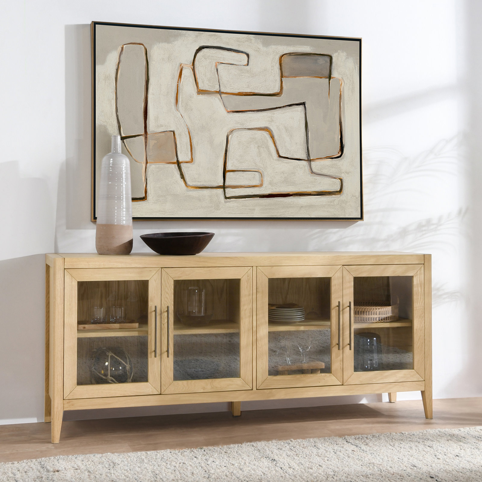 Kraker Oak Sideboard