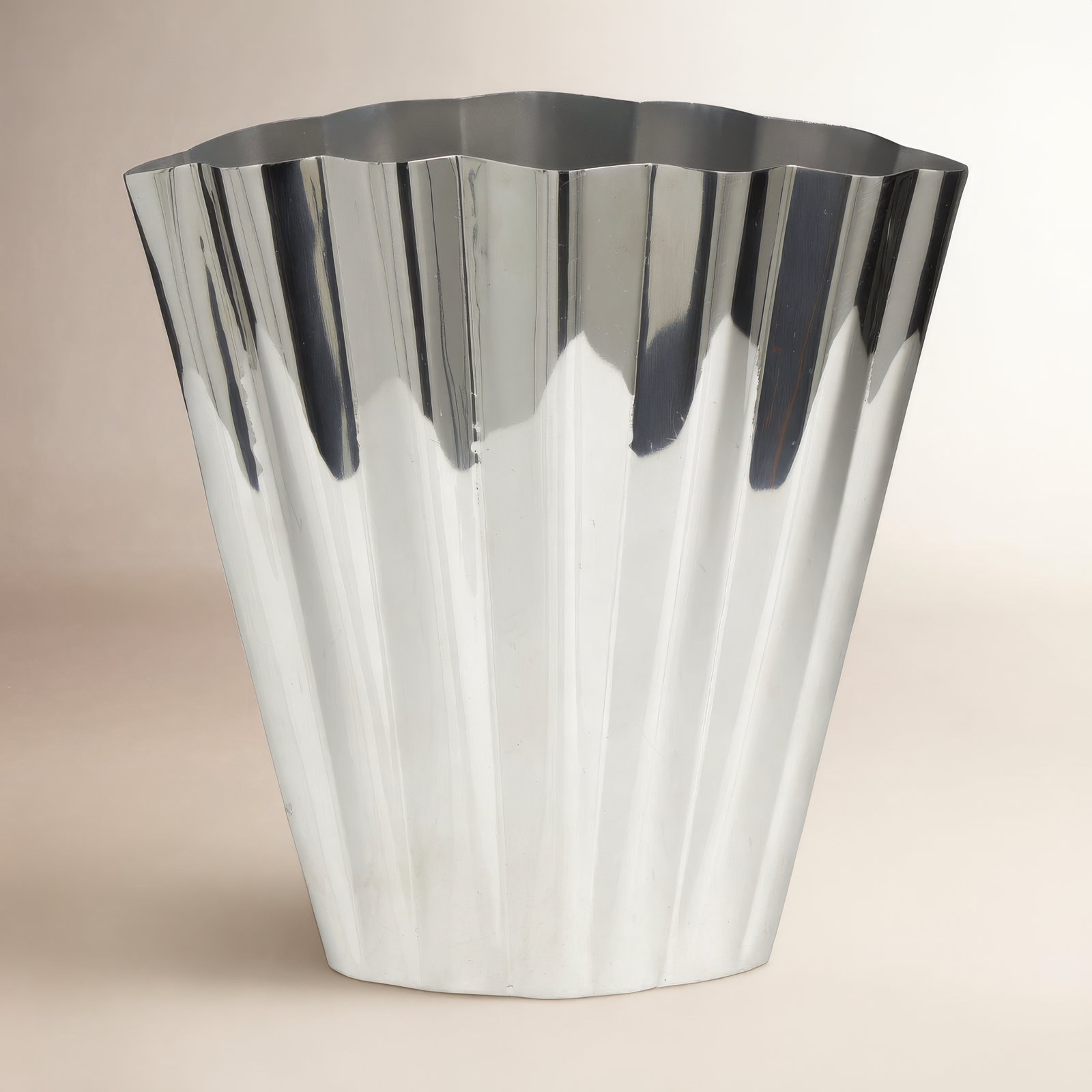 Giule Stainless Steel Table Vase, 12.3" H x 11.6" W x 5.05" D