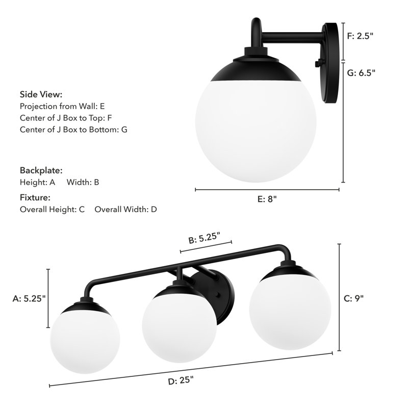 Hepburn - Light Dimmable Vanity Light, 3