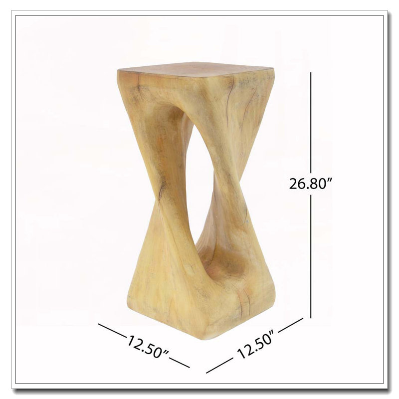 Table d'appoint d'extérieur, tabouret de jardin pour patio, table d'appoint décorative pour terrasse de balcon côté piscine