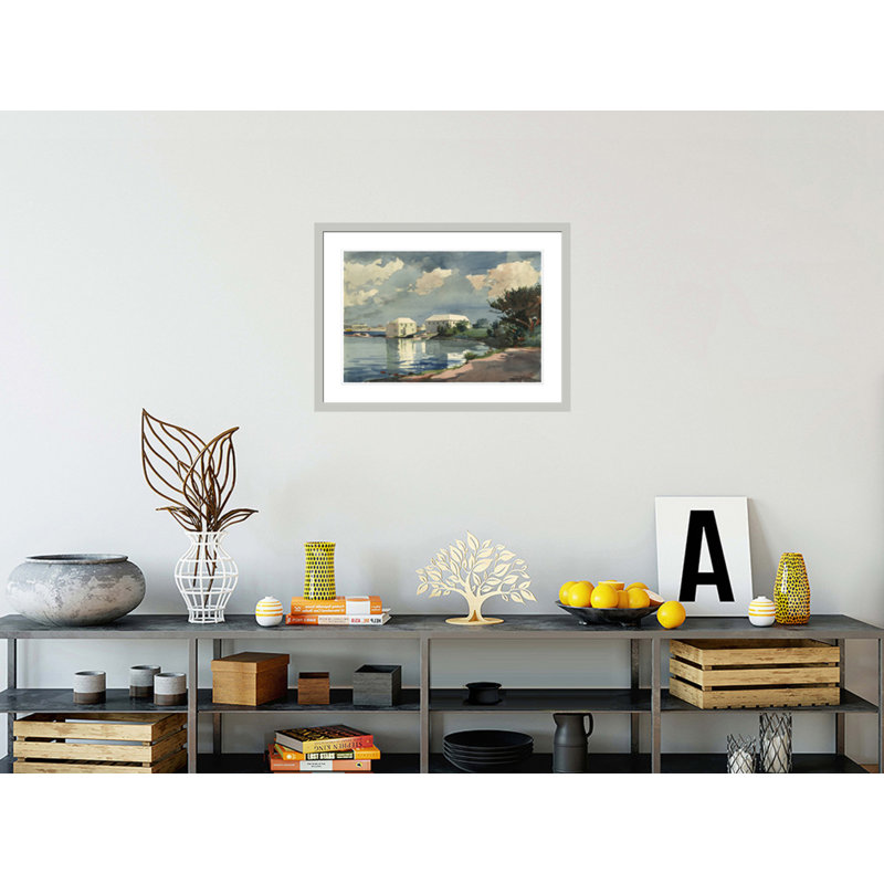 «Salt Kettle Bermuda» par Winslow Homer, impression giclée sur cadre, 21,73 po H x 29,5 po L