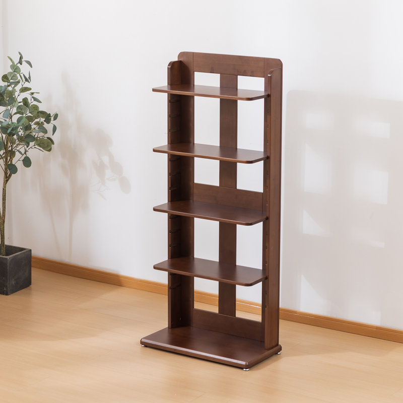 Swetha Bookshelf Storage Display Rack Bookcase Adjustable Shelf, (4 Shelves) 49.8" H x 21.9" W x 11.4" D