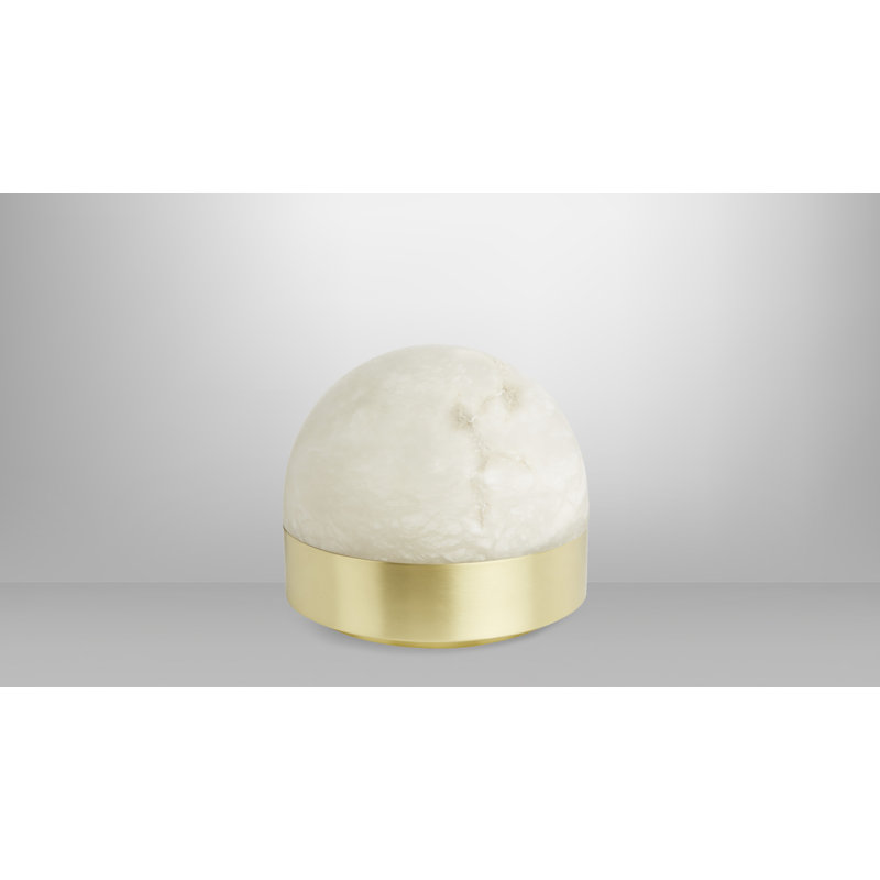 Lucid Table Lamp, Satin Brass