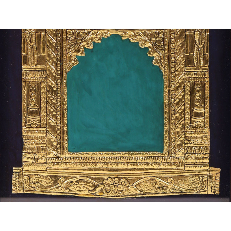 «Golden Arch», peinture encadrée de Tanjore