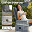 Outdoor Lounge Chair with Ottoman-1107382393