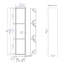 Étagère de douche verticale en acier inoxydable à triple niche-73180777
