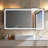 Daytona 72" W x 36" H x 1" D, LED Wall-Mount Mirror for Bathroom with 3 Color Temperature Light, Touch Control, Dimmer and Defogger, Digital Clock-1401272527