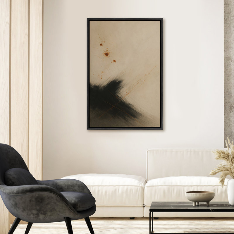 Art mural encadré, rétro, antique, classique pour chambre à coucher , H 24 po x l 16 po, Noir, noir, noir, noir