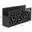 Black Metal Magnetic Whiteboard Marker Holder Basket with Floral Cutout Design, Office Desk Organizer for Pens, Erasers and Accessories