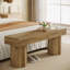 Banc de bout en bois 41 po Farmhouse