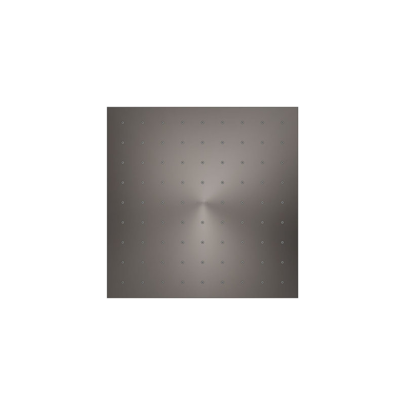 Contemporary Multi Function Rain Shower Head, Vibrant Titanium, Square, 1.75 GPM