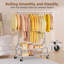 Bonville Adjustable Rolling Clothing Rack-1517744456