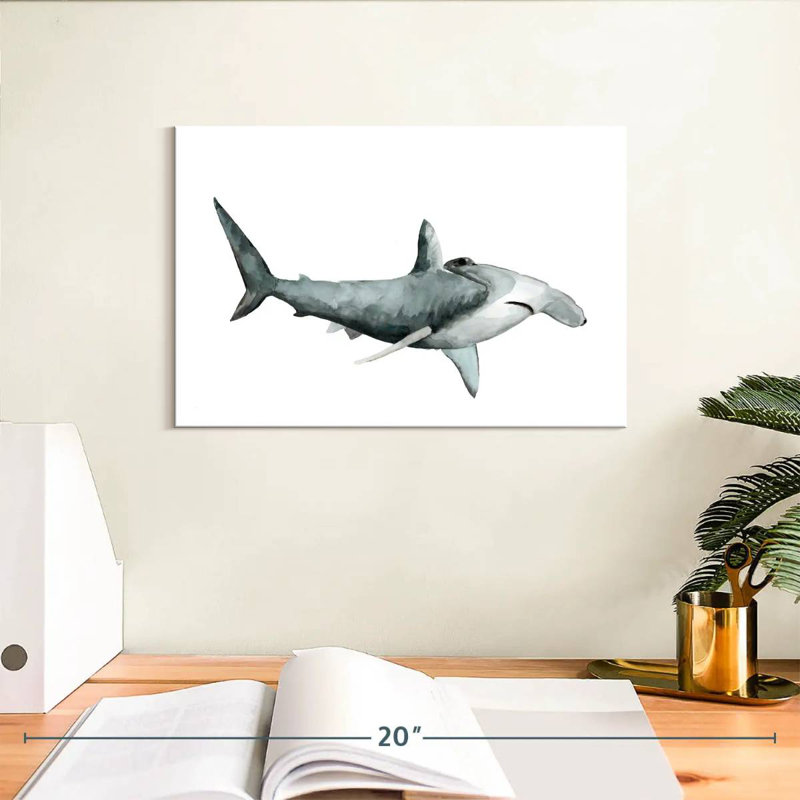 Sea Life Hammerhead Shark, 8" H x 12" W