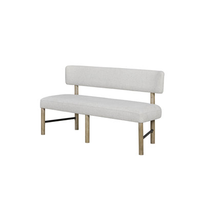 Upholstered Plastic / Acrylic Bench