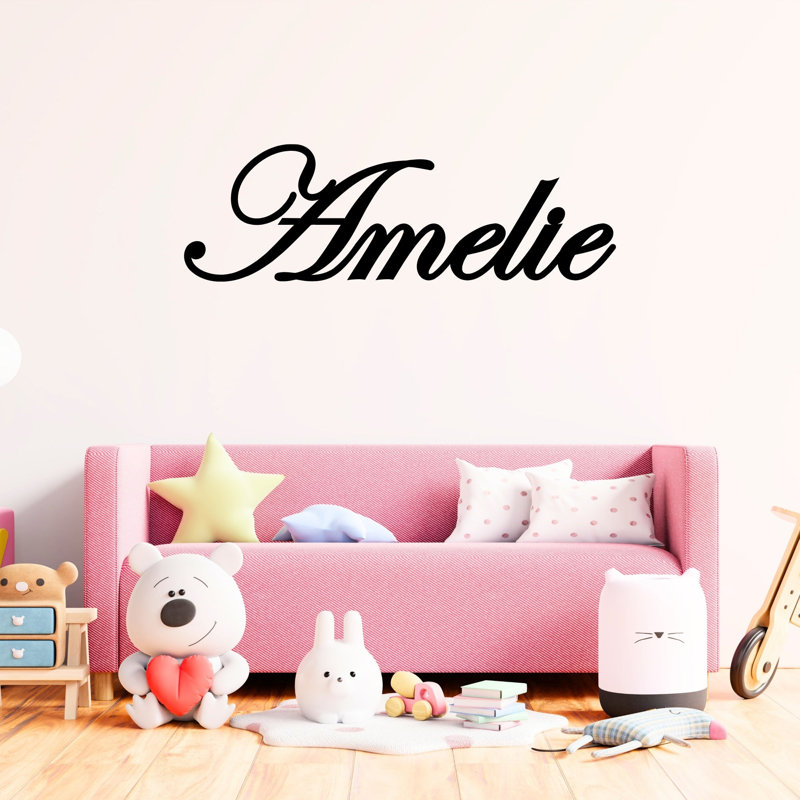Nom personnalisé personnalisé pour chambre de bébé, 4" H x 16" W