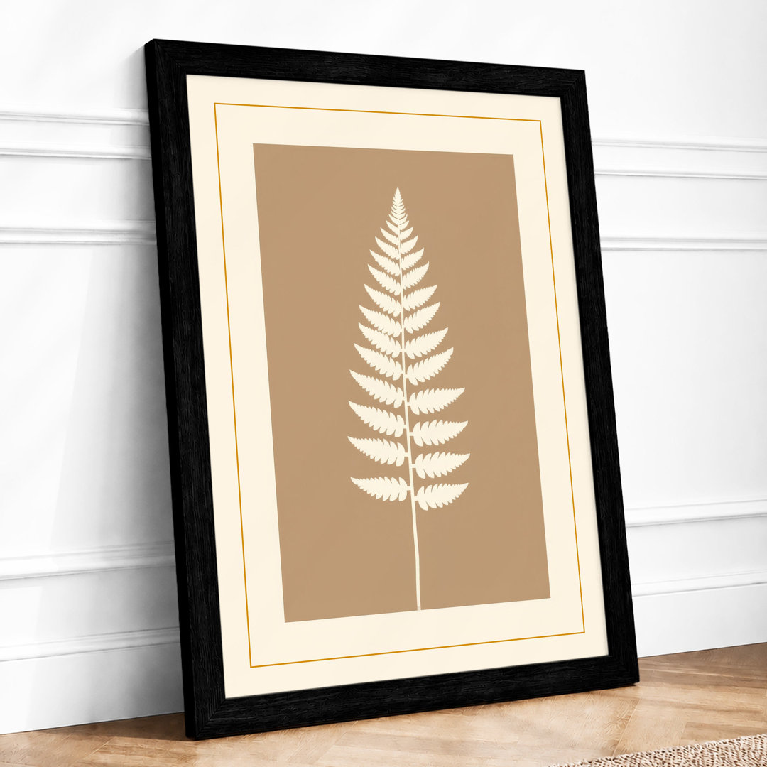 Fern Frond Botanical - Framed Print