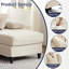 Canapé modulaire en U avec chaises doubles Ebern Designs-2110629930