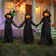 Halloween Lighted Witch Outdoor Stakes