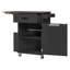 Farmhouse Kitchen Island Cart With Drop Leaf-1657789046