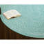 Tapis vert réversible tressé à la main-1901936748