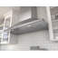 Core Zephyr 48" 1200 CFM Wall Mount Range Hood with LED Light in Stainless Steel