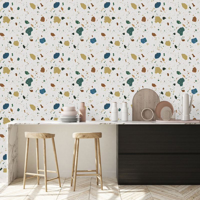 Panneau de papier peint Rahshan, L 10,4 po x L 25 po, Papier