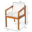 Chaises de salle à manger avec coussins amovibles Diamantoula