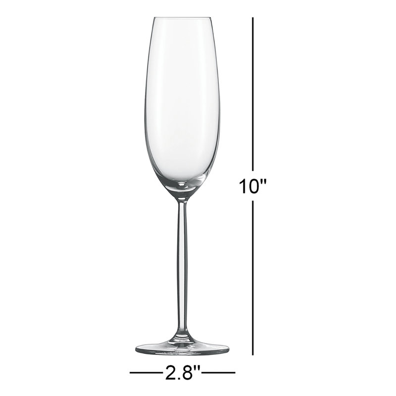 Diva 7 oz. Crystal Flute