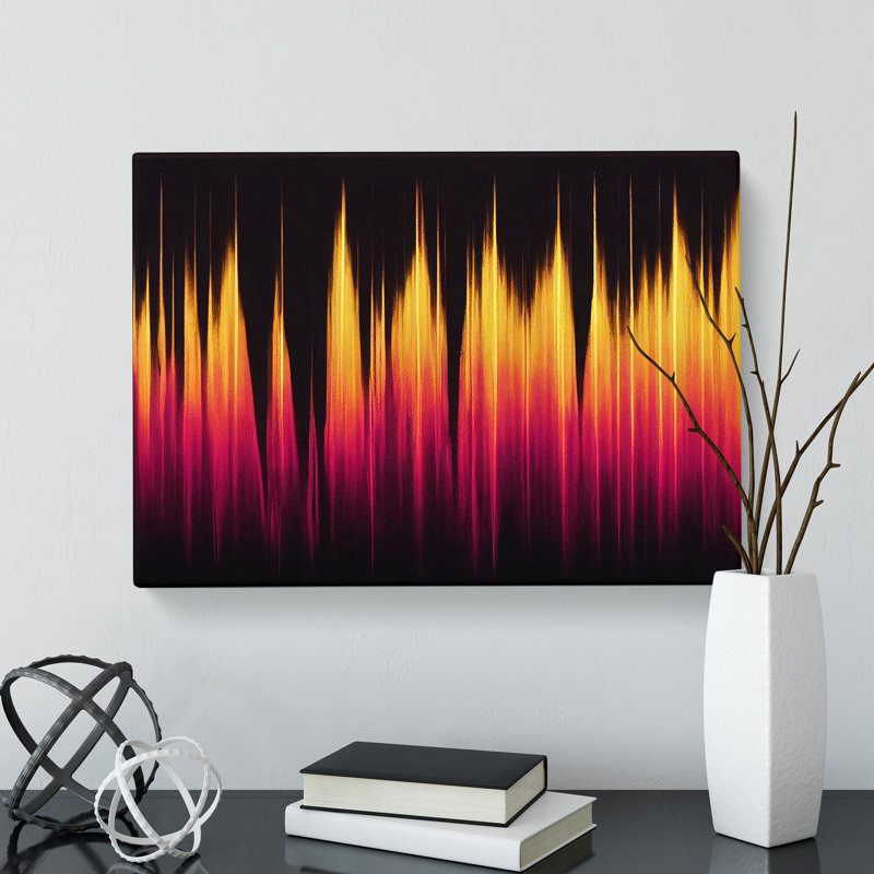 Electronic Audio Sound Bar Vol.5 Abstract - Wrapped Canvas, 50cm H x 76cm W x 3cm D