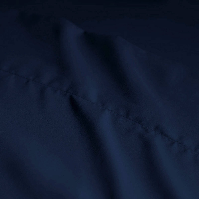 Soft Microfiber Sheet Set - Basics by Wayfair™, California King Sheet Set with 4 Pillowcases, Navy