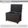 Rattaner Resistant Wicker Deck Box with Gas Spring Lid and Zippered Waterproof Inner Bag