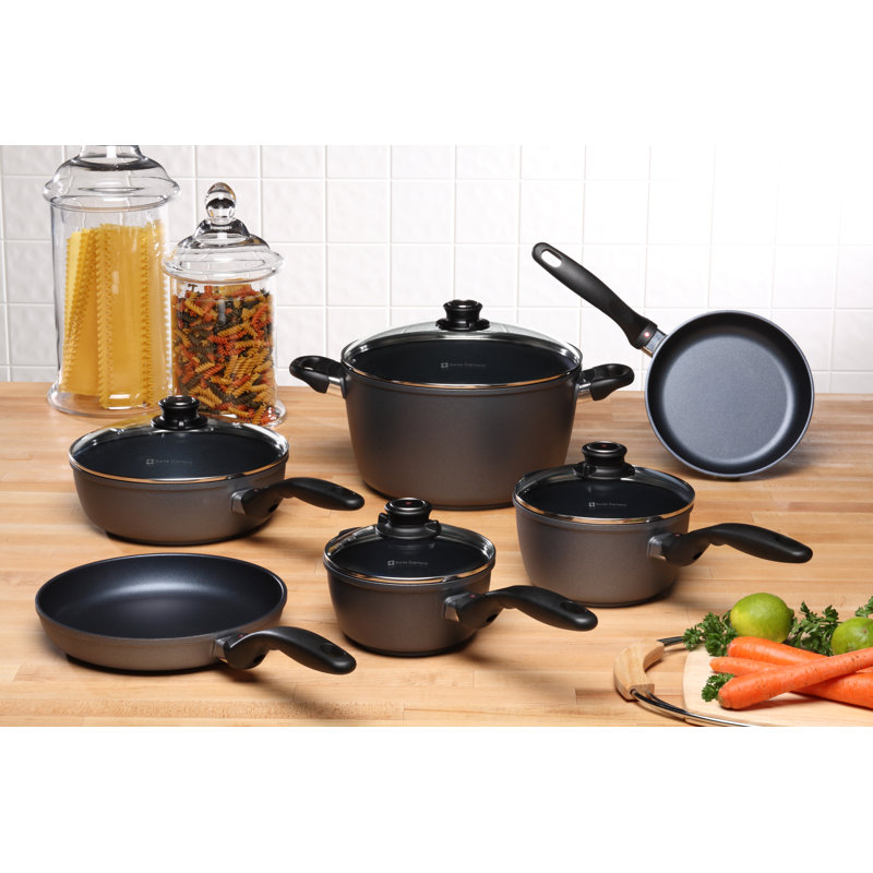10 Piece Aluminum Non Stick Cookware Set