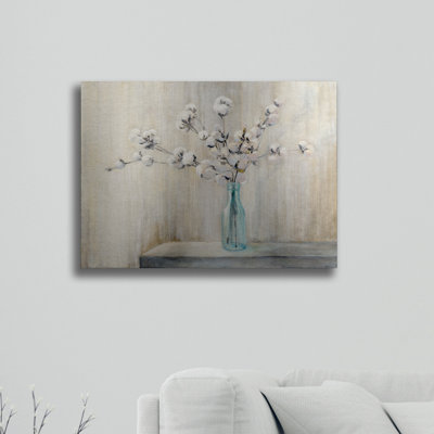 «Cotton Bouquet», reproduction de peinture acrylique