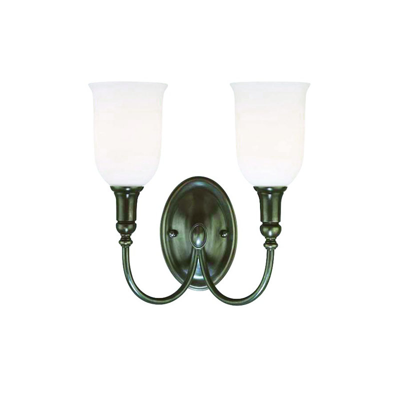 Lustre 1 lumière Rosendale, Bronze vieilli