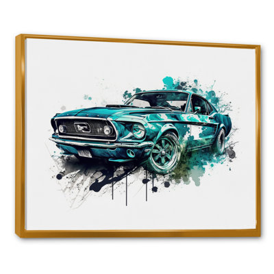 «Unleashing The Speed Of Cars II», art mural sur toile de luxe
