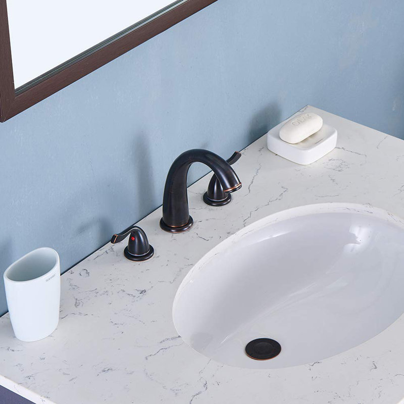Bathroom Faucet with Drain Assembly, Oil Rubbed Bronze