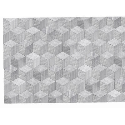 Carrelage hexagonal en marbre naturel Carrara