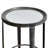 Alisandra Mirrored Glass Tray Top End Table Set
