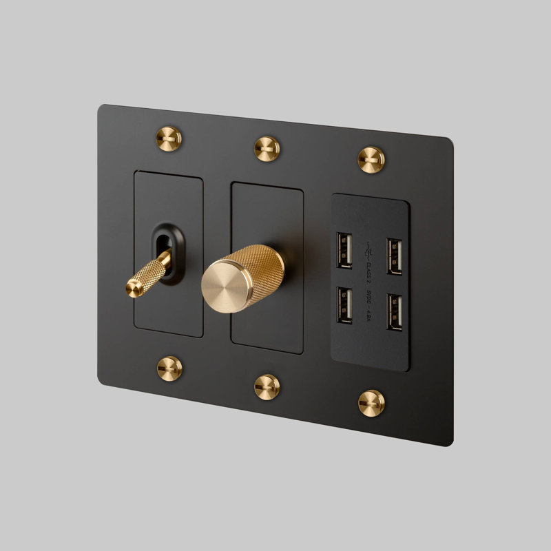3G Plate / Non-Logo, Brass