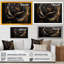 Noir et rose doré I - Art mural rose-854390632-854390639