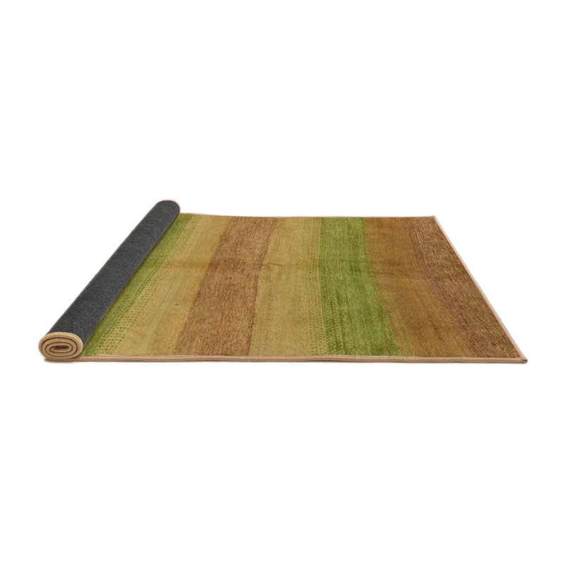 Tapis décoratif multicolore à motif abstrait, Rond 5 pi