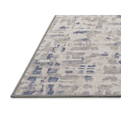 Machine Washable Gray Area Rug