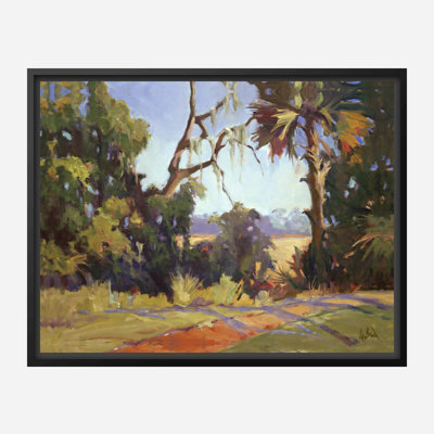 John Beard Collection''s Kiawah Marsh Wetlands On Giclee Canvas Hand Embellished Art