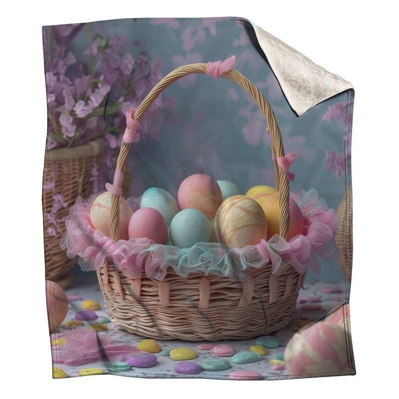 Couvertures pastel pour œufs de Pâques, L 60 po x H 80 po