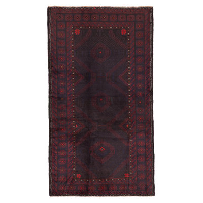 Teimani Brown Rug 3'7" x 6'4"