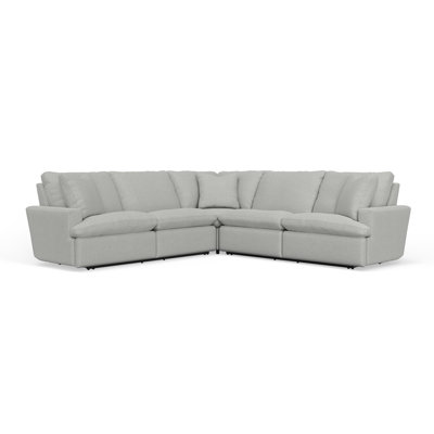 Madiba Upholstered Power Reclining L-Shaped Sectional Symmetrical