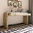 Wooden Entryway Table With Burl Veneer-718698866