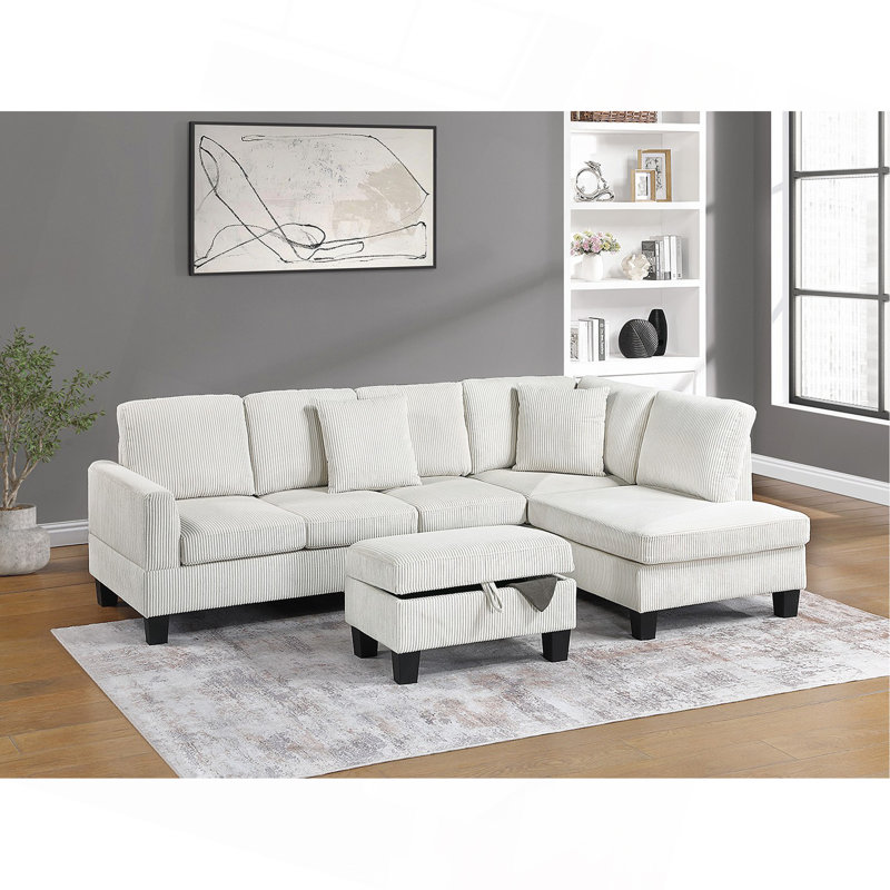 Ensemble de canapé modulaire 3 pièces RAF, Beige